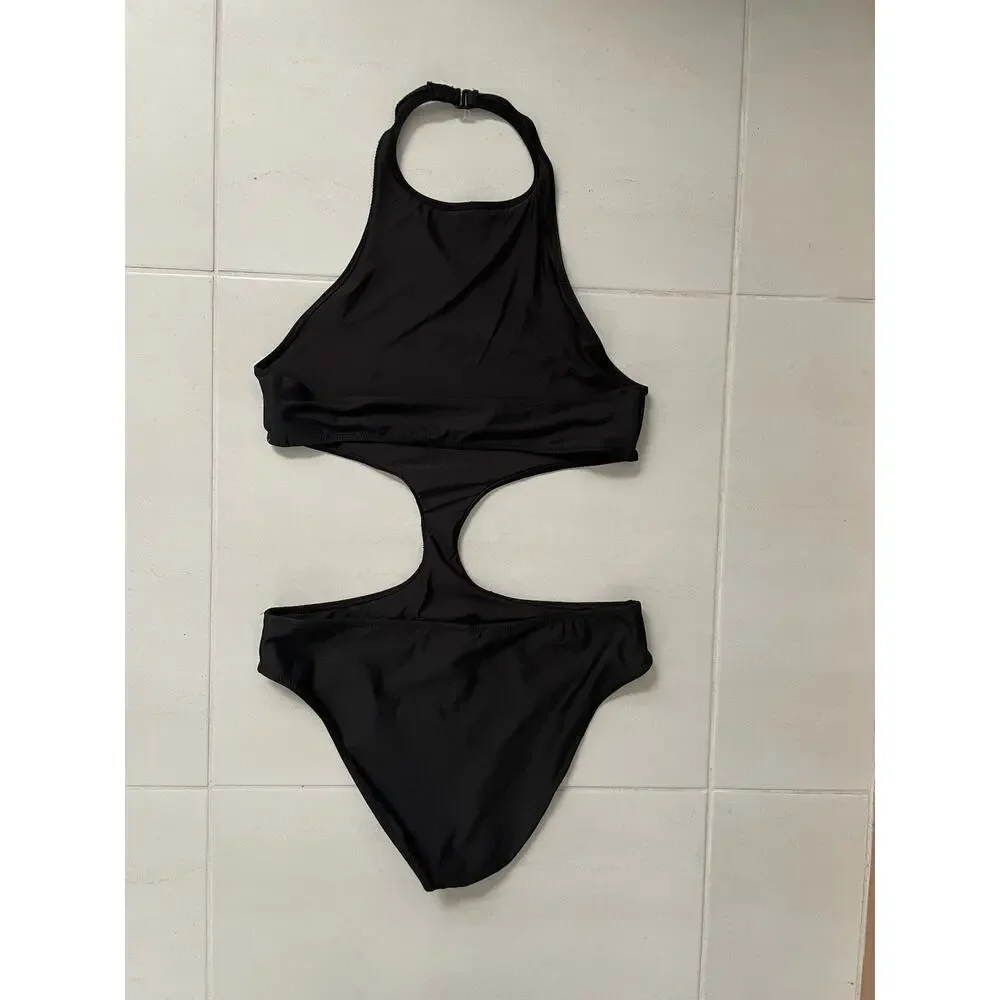 Skims Swim One Piece Monokini Halter Swimsuit Beach Summer